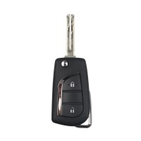 2btn Flip Key For Toyota 433MHz FSK H CHIP VALEO A03TAA
