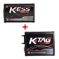 KESS V2 V5.017 avec PCB Rouge Plus NEW Generation KTAG K-TAG Firmware 7.020 SW2.25 En ligne Version PCB Rouge 