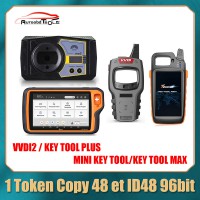 1 Token Copy 48 et ID48 96bit pour Xhorse VVDI2/Mini VVDI Key Tool/Key Tool Max/KeyTool Plus