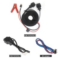 OBDSTAR Toyota-1 + Toyota-2 + 8A All Keys Lost Adapter for X300 DP Plus / X300 Pro4