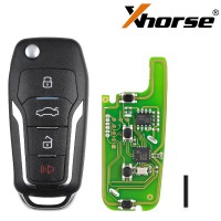 Xhorse XKFO01EN X013 Series Universal Remote Key Fob 4 Button Ford Type  5pcs/lot