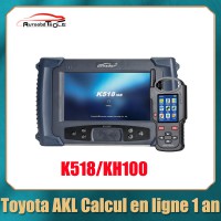 Lonsdor 2018-2022 Toyota Lexus AKL Online Calculation 1 Year Activation for K518S K518ISE & KH100 KH100+