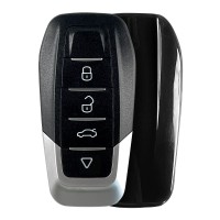 Xhorse XKFEF6EN Universal Remote Key FA.LL Type Wired Folding Key 4 Buttons Bright Black 5pcs/lot