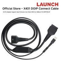 LAUNCH DOIP Adapter Cable pour Appareil avec CAR VII Bluetooth Connectors pour CRP919E BT