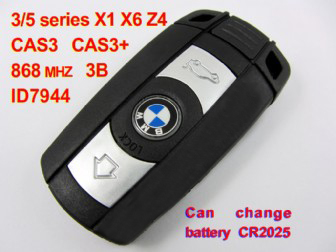868MHZ Key for BMW 3 5 Series X1/X6/Z4 Livraison Gratuite