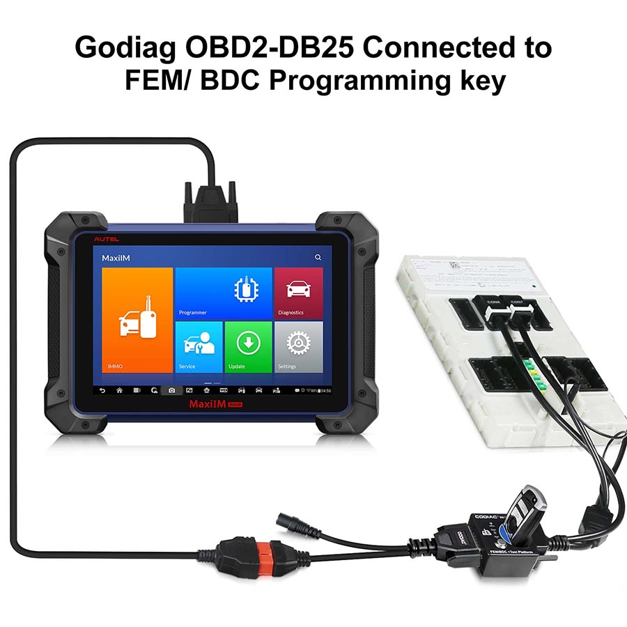GODIAG GT100 OBDII Protocol Detector avec FEM BDC Test Platform