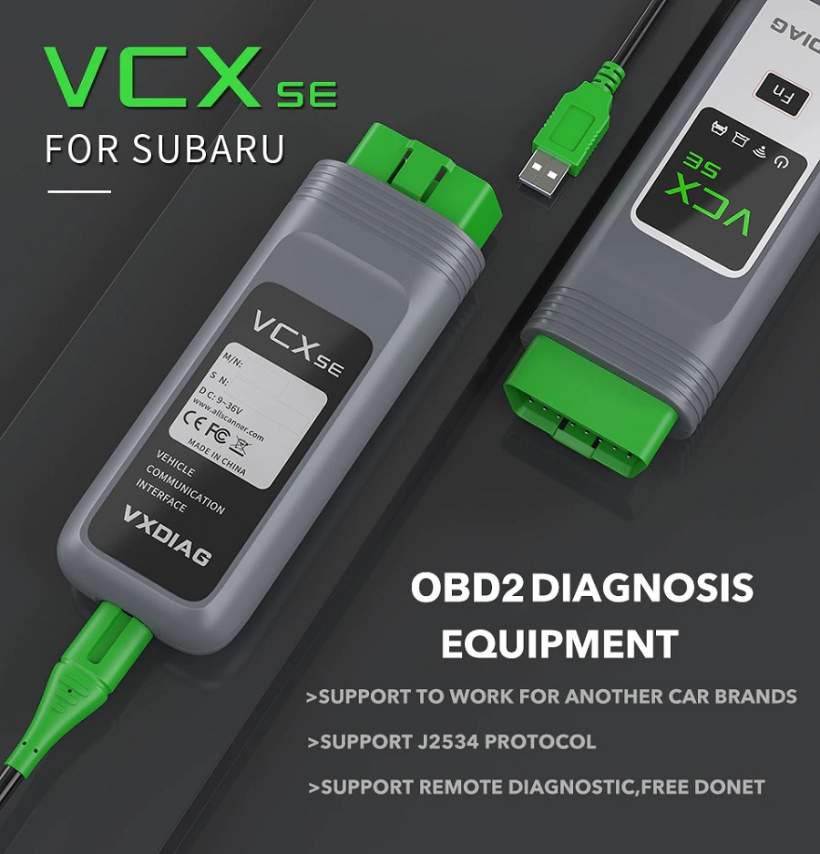 2021 New VXDIAG VCX SE pour Subaru