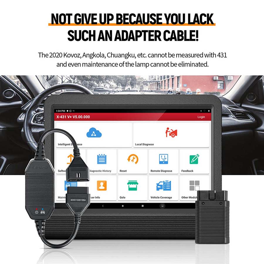 LAUNCH AUNCH X431 CAN FD Connector Travaille pour Can FD Compatibel Vehicles Car Code Reader Diagnostic Scanner