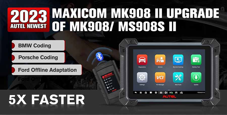 Autel MaxiCOM MK908 II Automotive Diagnostic Tablet