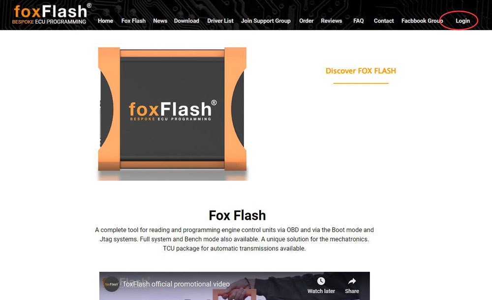 Foxflash Master et Slave Version Manager Tool